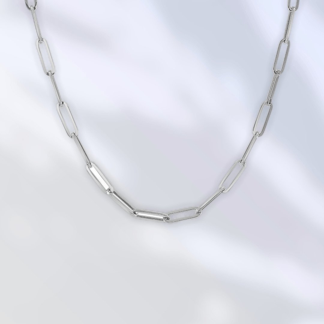 Large Paperclip Chain Necklace - Capsul