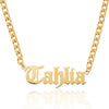 Personalized Cuban Chain Name Necklace - 