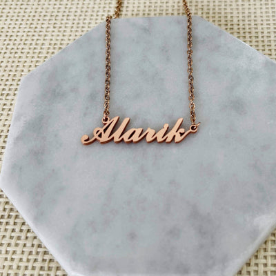 Personalized Name Necklace - "The Carrie" - Capsul