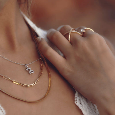 Small Paperclip Chain Necklace - Capsul