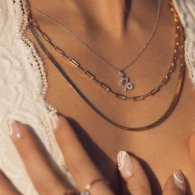 Small Paperclip Chain Necklace - Capsul