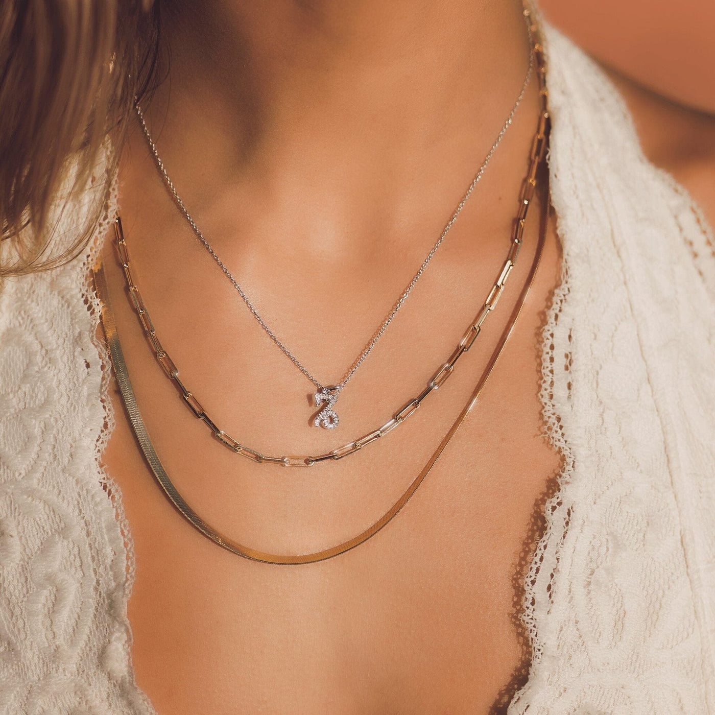 Small Paperclip Chain Necklace - Capsul