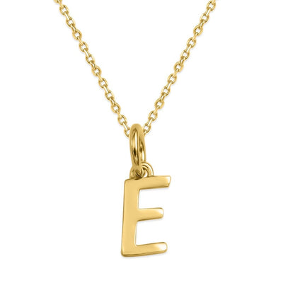 Sterling Silver Alphabet Initials Charms Necklace - Capsul