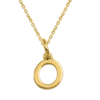 Sterling Silver Alphabet Initials Charms Necklace - Capsul