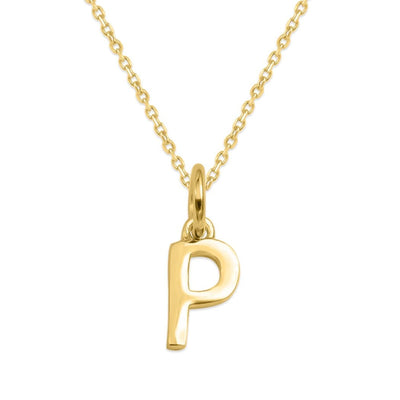 Sterling Silver Alphabet Initials Charms Necklace - Capsul