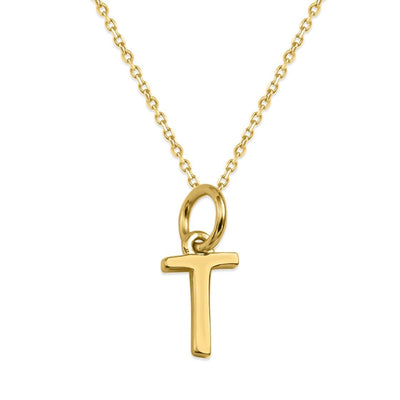 Sterling Silver Alphabet Initials Charms Necklace - Capsul