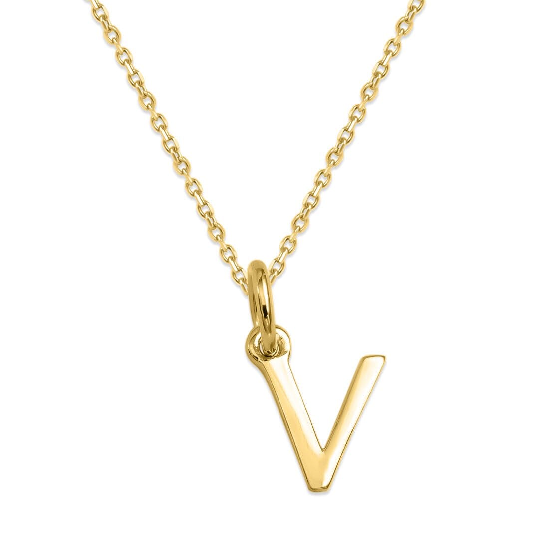 Sterling Silver Alphabet Initials Charms Necklace - Capsul