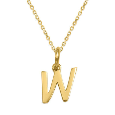 Sterling Silver Alphabet Initials Charms Necklace - Capsul