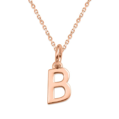 Sterling Silver Alphabet Initials Charms Necklace - Capsul