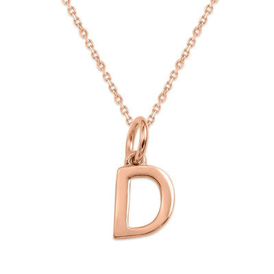 Sterling Silver Alphabet Initials Charms Necklace - Capsul