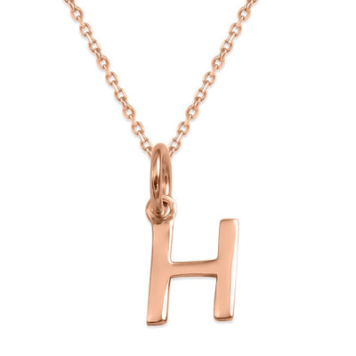 Sterling Silver Alphabet Initials Charms Necklace - Capsul