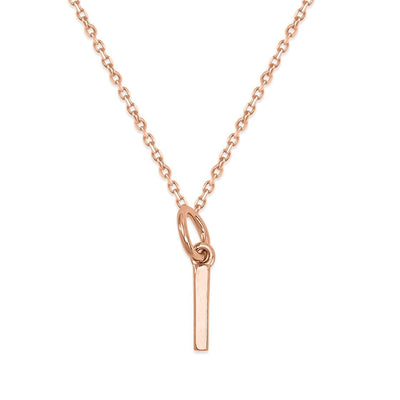Sterling Silver Alphabet Initials Charms Necklace - Capsul