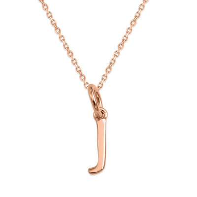 Sterling Silver Alphabet Initials Charms Necklace - Capsul