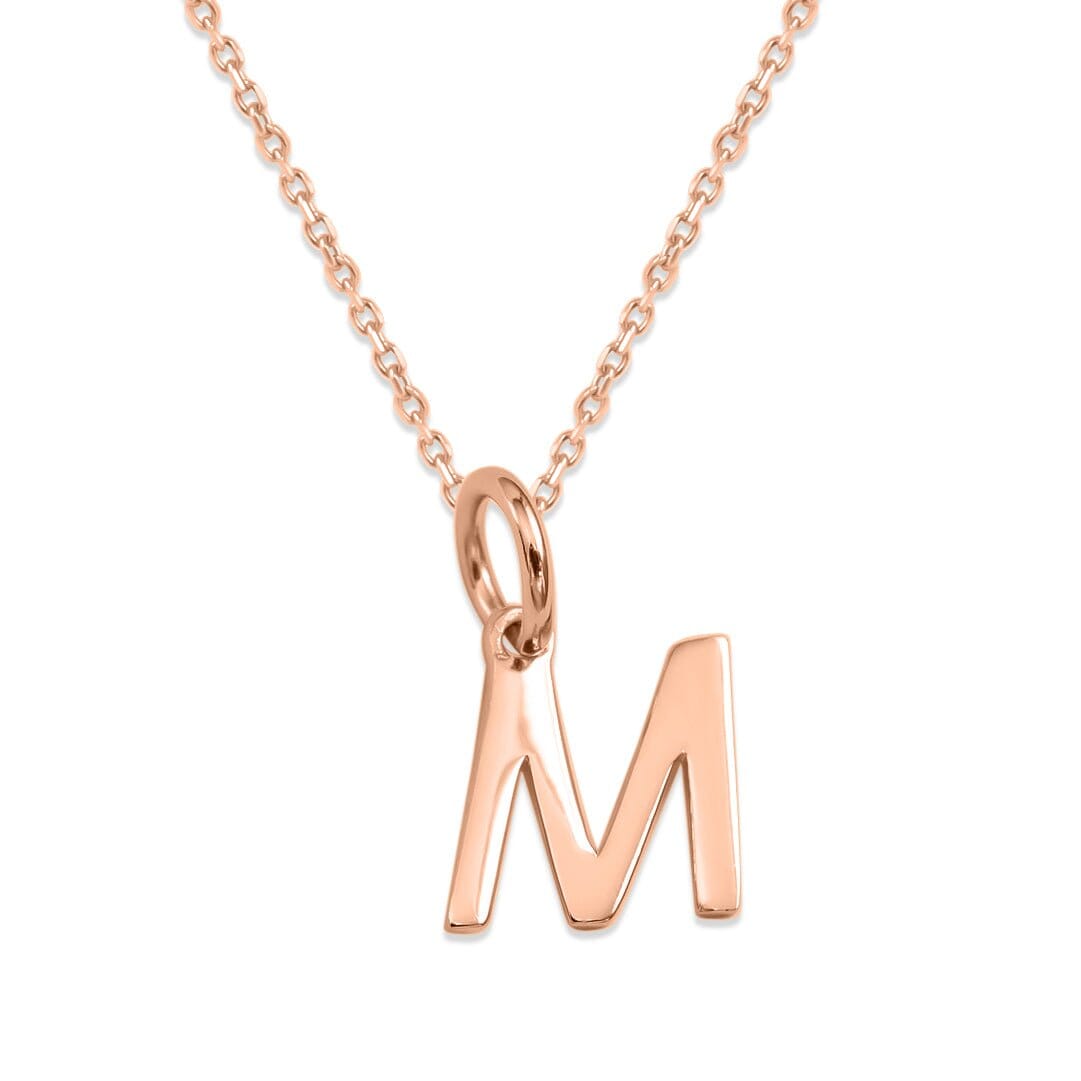 Sterling Silver Alphabet Initials Charms Necklace - Capsul