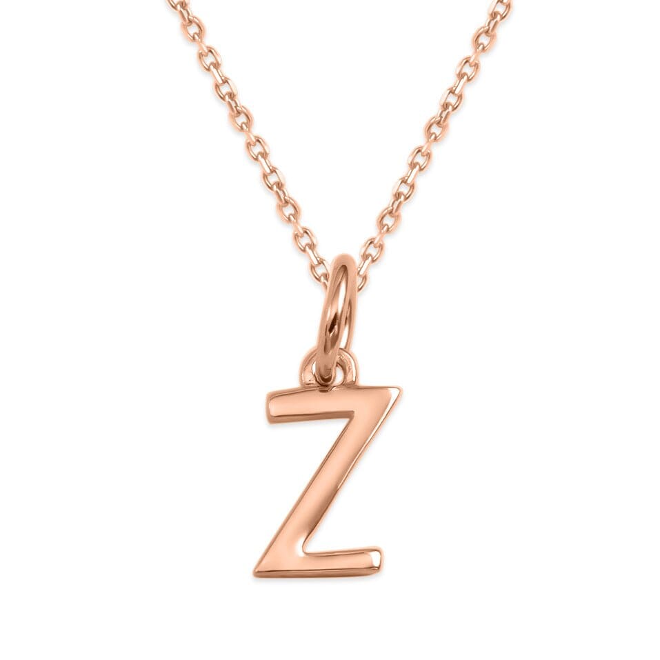 Sterling Silver Alphabet Initials Charms Necklace - Capsul