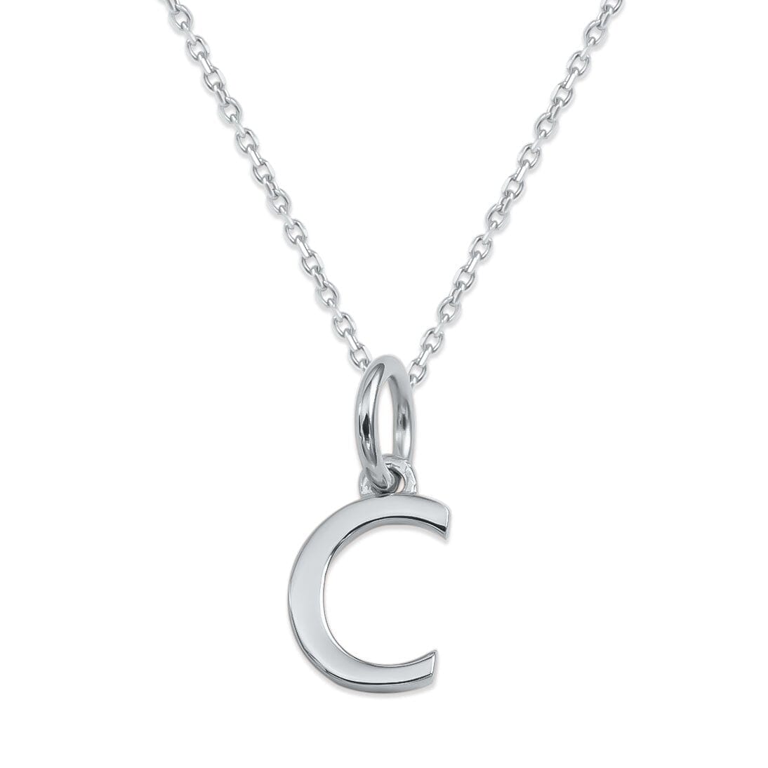Sterling Silver Alphabet Initials Charms Necklace - Capsul