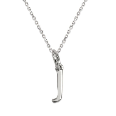 Sterling Silver Alphabet Initials Charms Necklace - Capsul