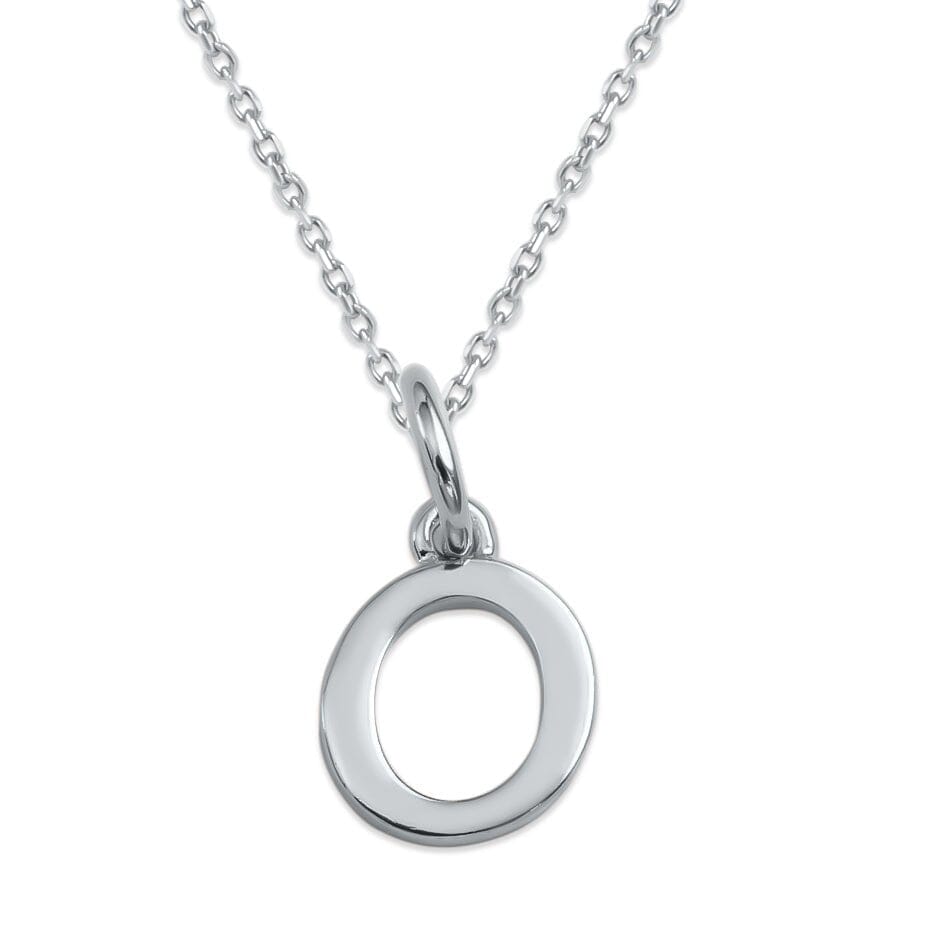 Sterling Silver Alphabet Initials Charms Necklace - Capsul