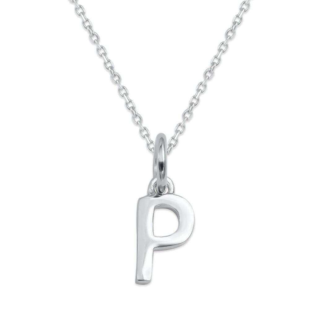 Sterling Silver Alphabet Initials Charms Necklace - Capsul