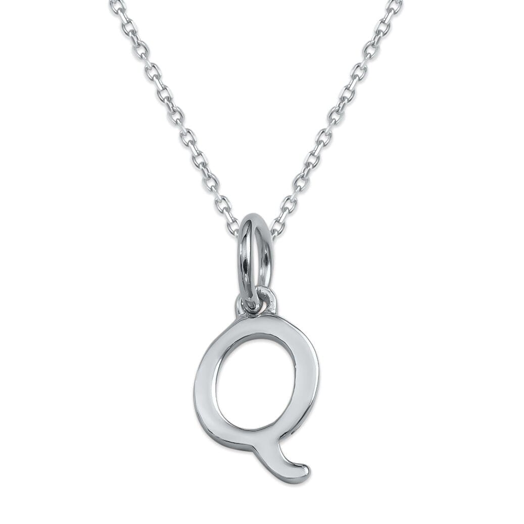 Sterling Silver Alphabet Initials Charms Necklace - Capsul