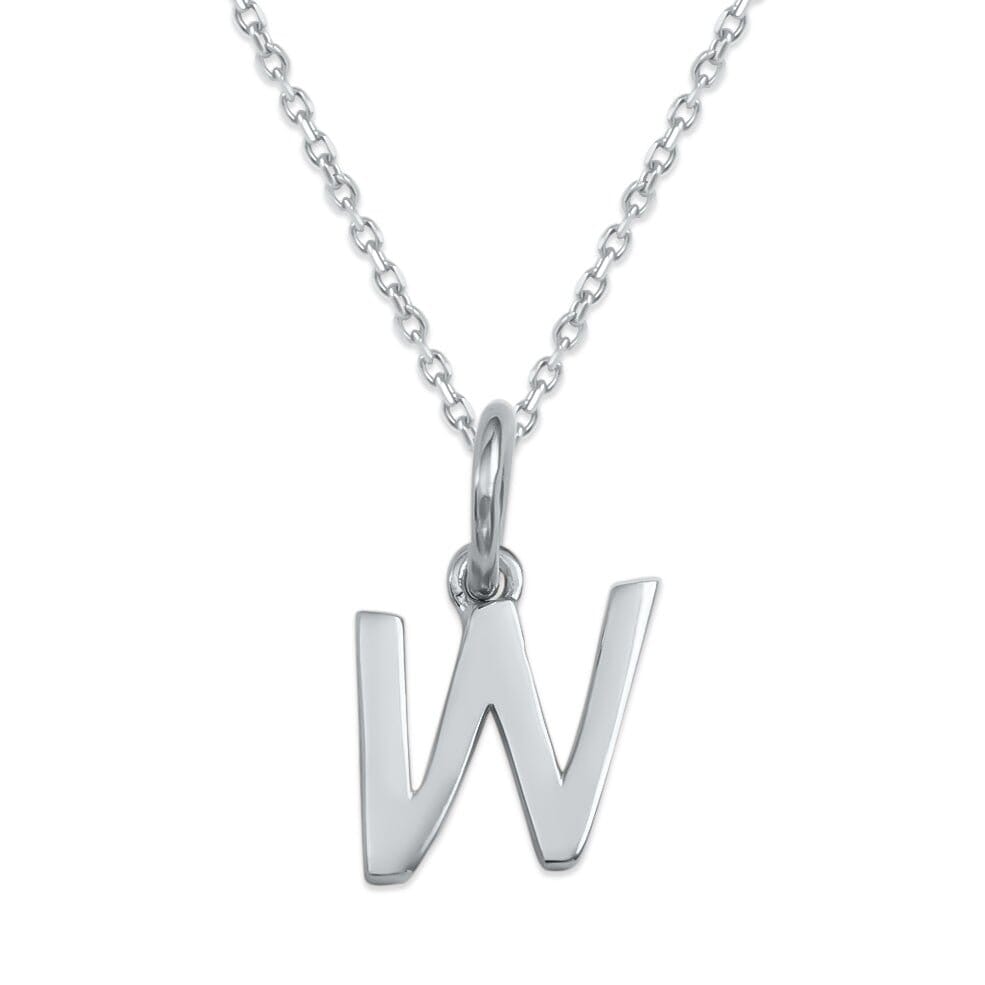 Sterling Silver Alphabet Initials Charms Necklace - Capsul