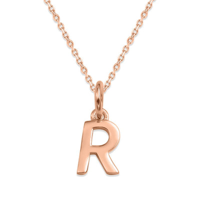 Sterling Silver Alphabet Initials Charms Necklace - Capsul