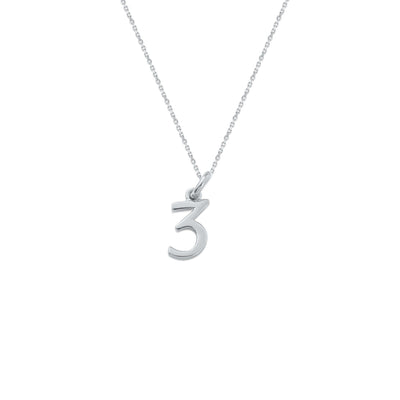 Sterling Silver Numbers Charms Bracelet - Capsul