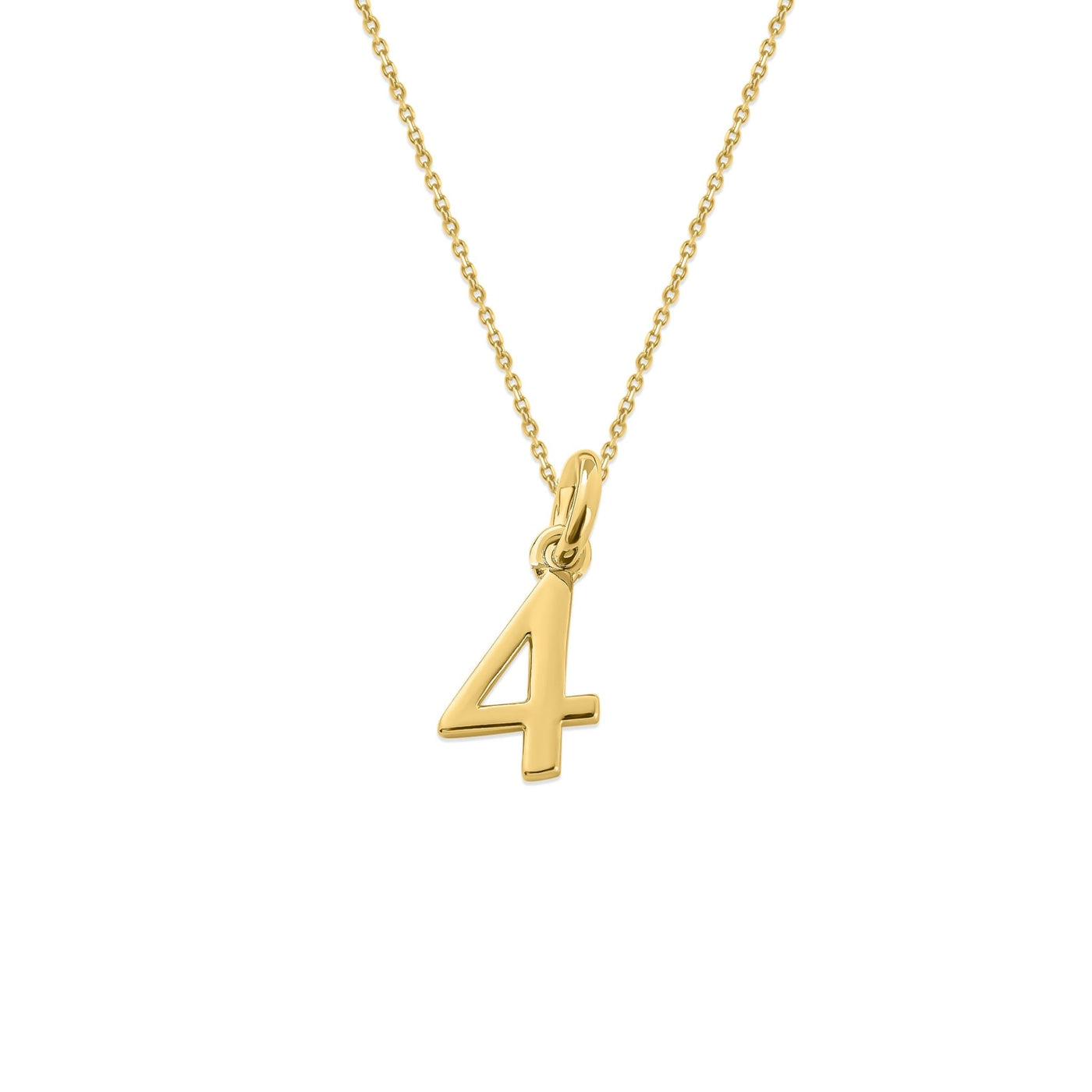 Sterling Silver Numbers Charms Necklace - Capsul