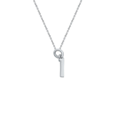 Sterling Silver Numbers Charms Necklace - Capsul